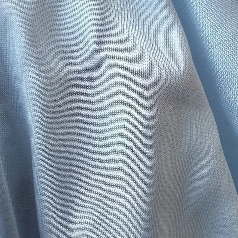 Miss Elaine Vintage 80’s Peignoir Robe Ribbon Lace Long Sleeve Blue S
